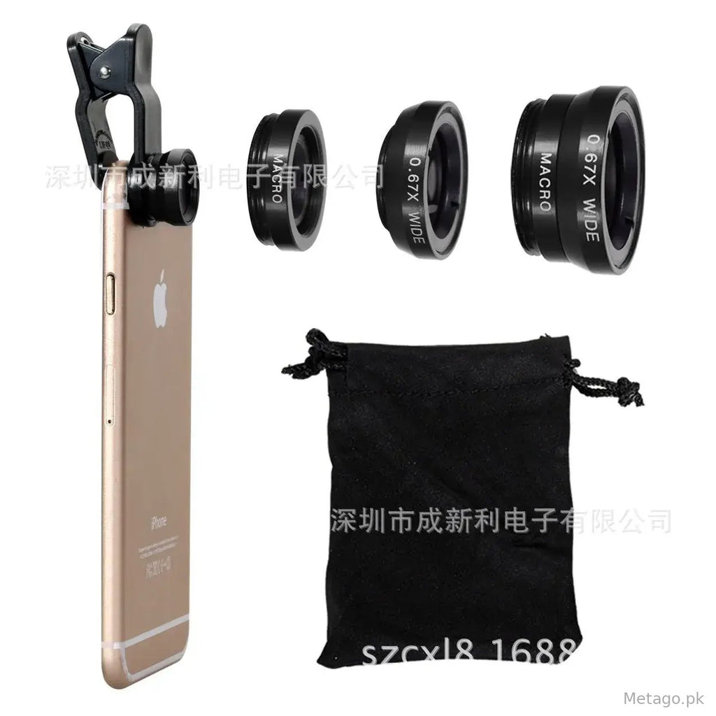 0.67x Fisheye Macro Lens for Mobile Phone