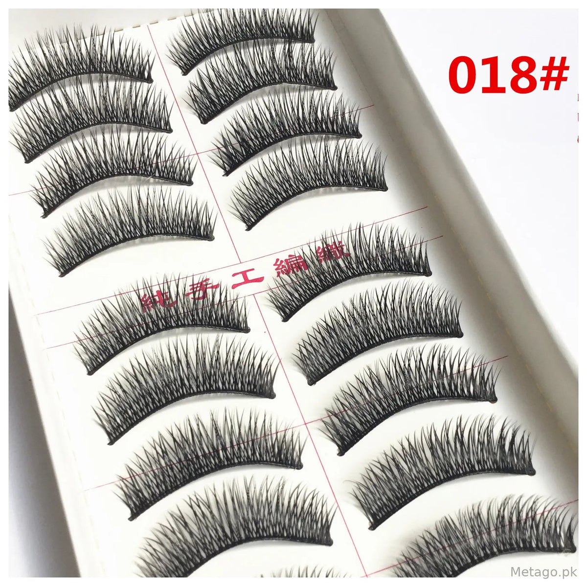 018 Taiwan Semi-Handmade False Eyelashes 10 Pairs