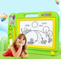 Magnetic Drawing Board for Kids Green Travel