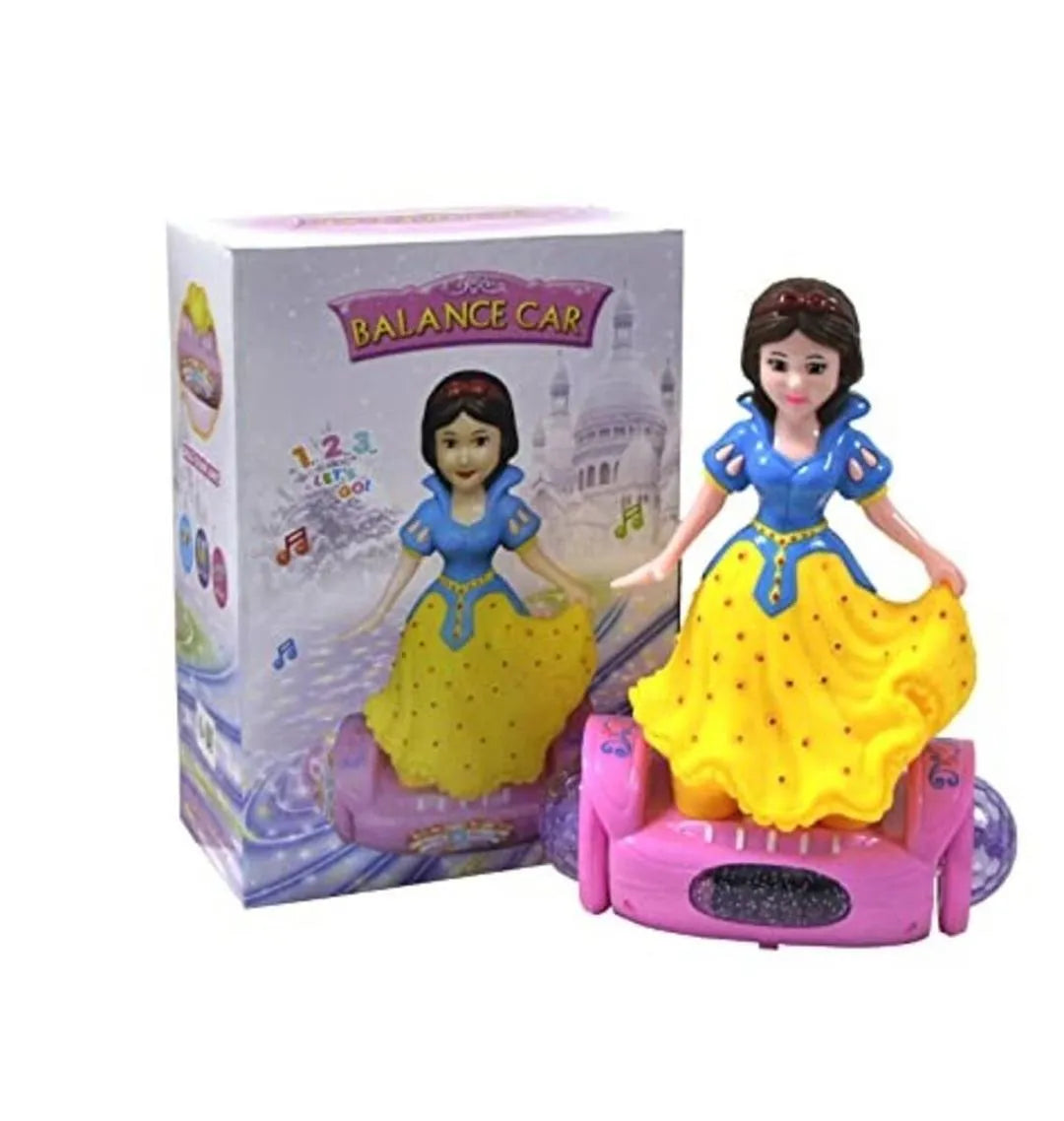 3D Lighting Balance Car Doll for Girls 1-12 Years Multicolor