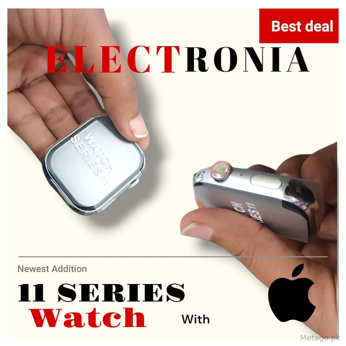 11 series smartwatch with Apple logo for Android and IOS