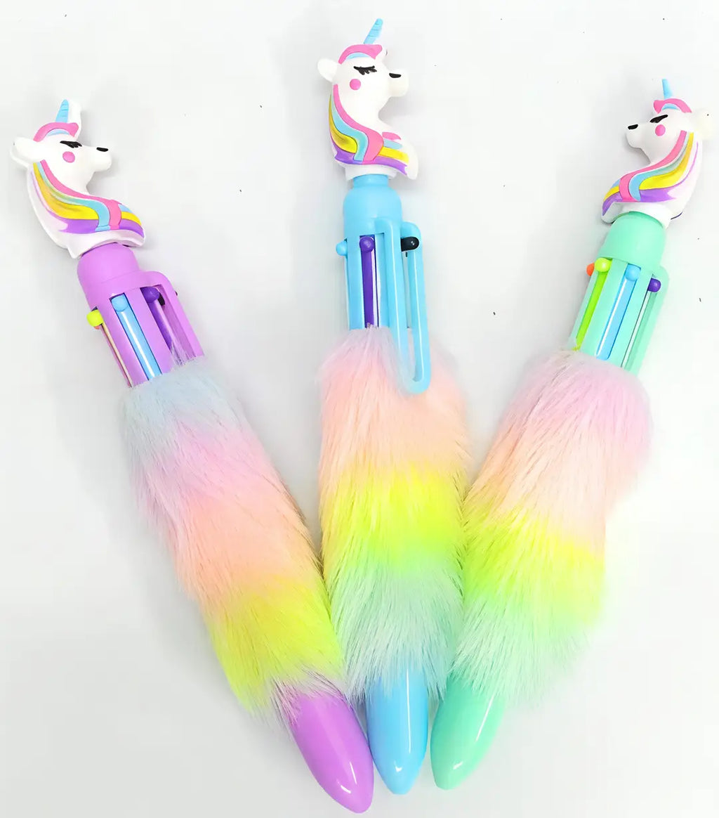 2 Pcs Funky Design 10 In 1 Color Pen For Kids 2
