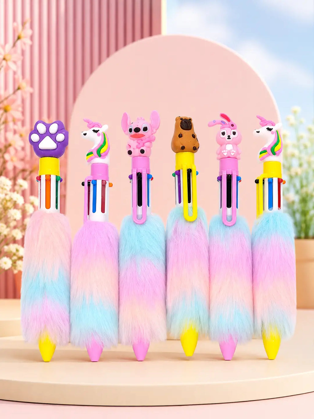 2 Pcs Funky Design 10 In 1 Color Pen For Kids 2