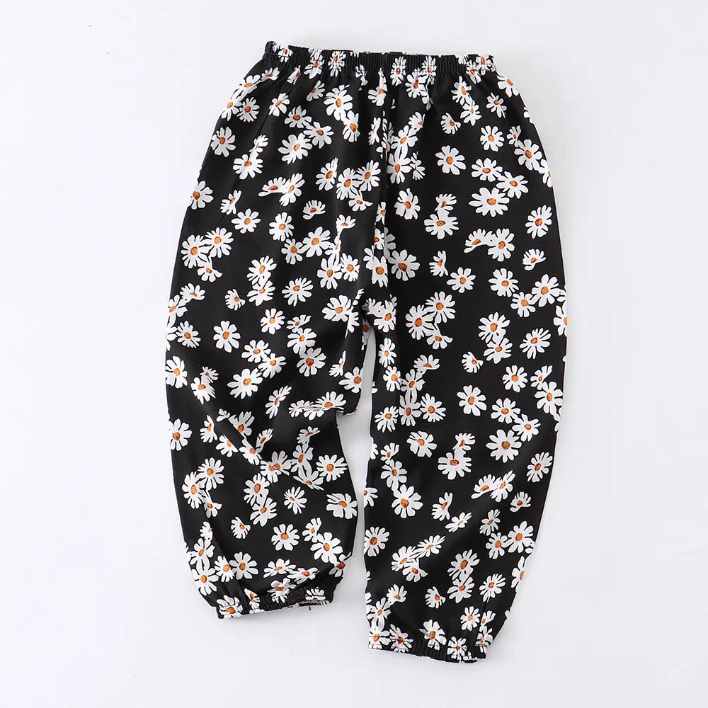Kids Cotton Anti-Mosquito Pants Summer Multicolor