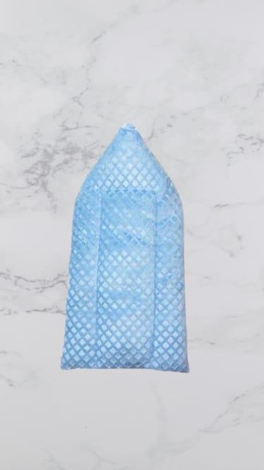 Blue Fleece Baby Carry Nest with Hood