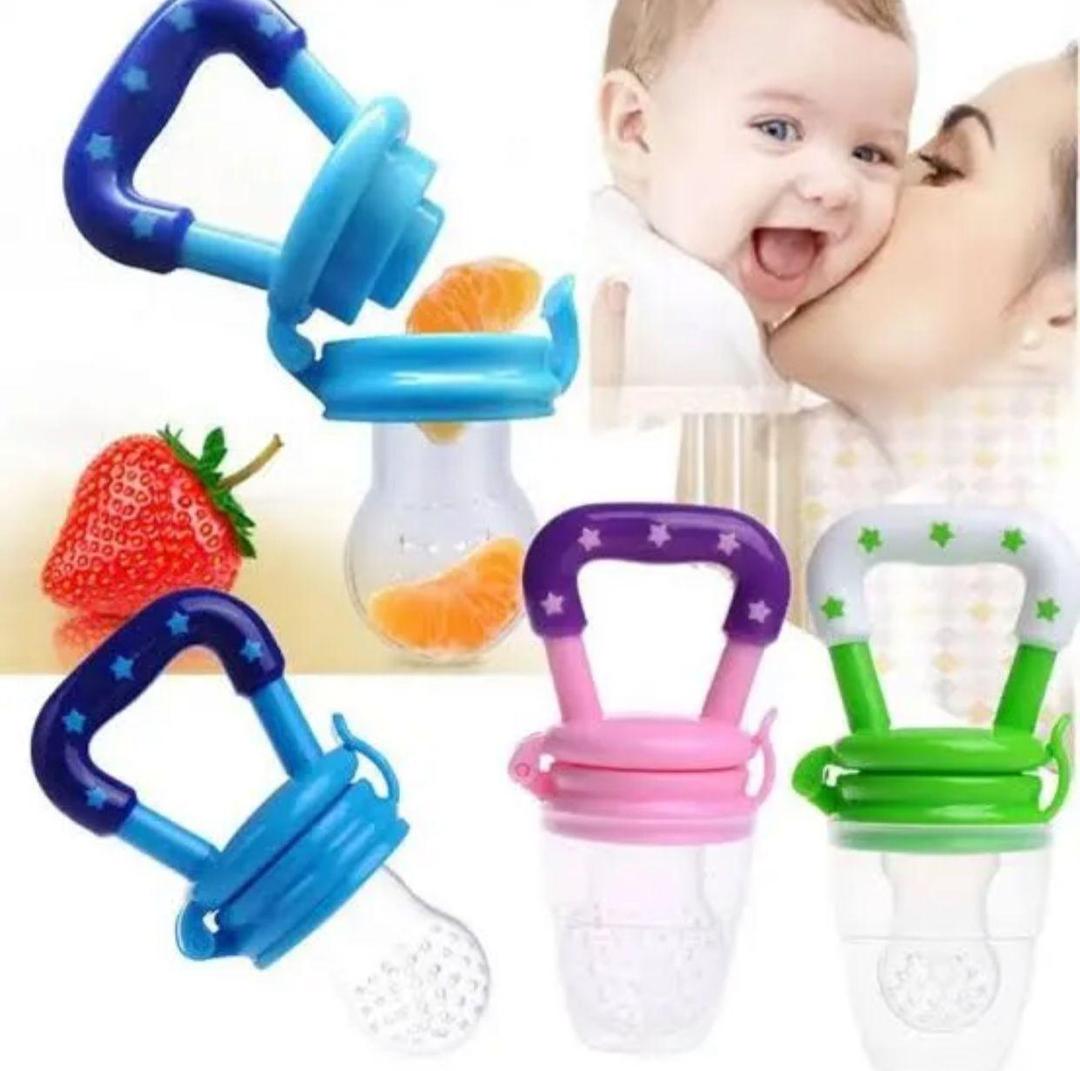 Baby Fruit Feeding Pacifier Multicolor Soft Plastic