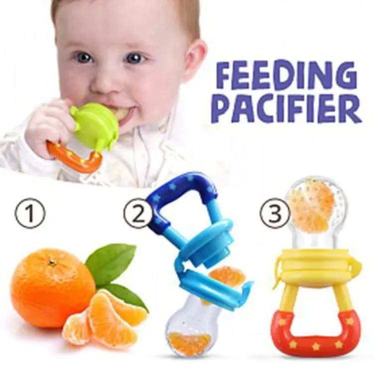 Baby Fruit Feeding Pacifier Multicolor Soft Plastic