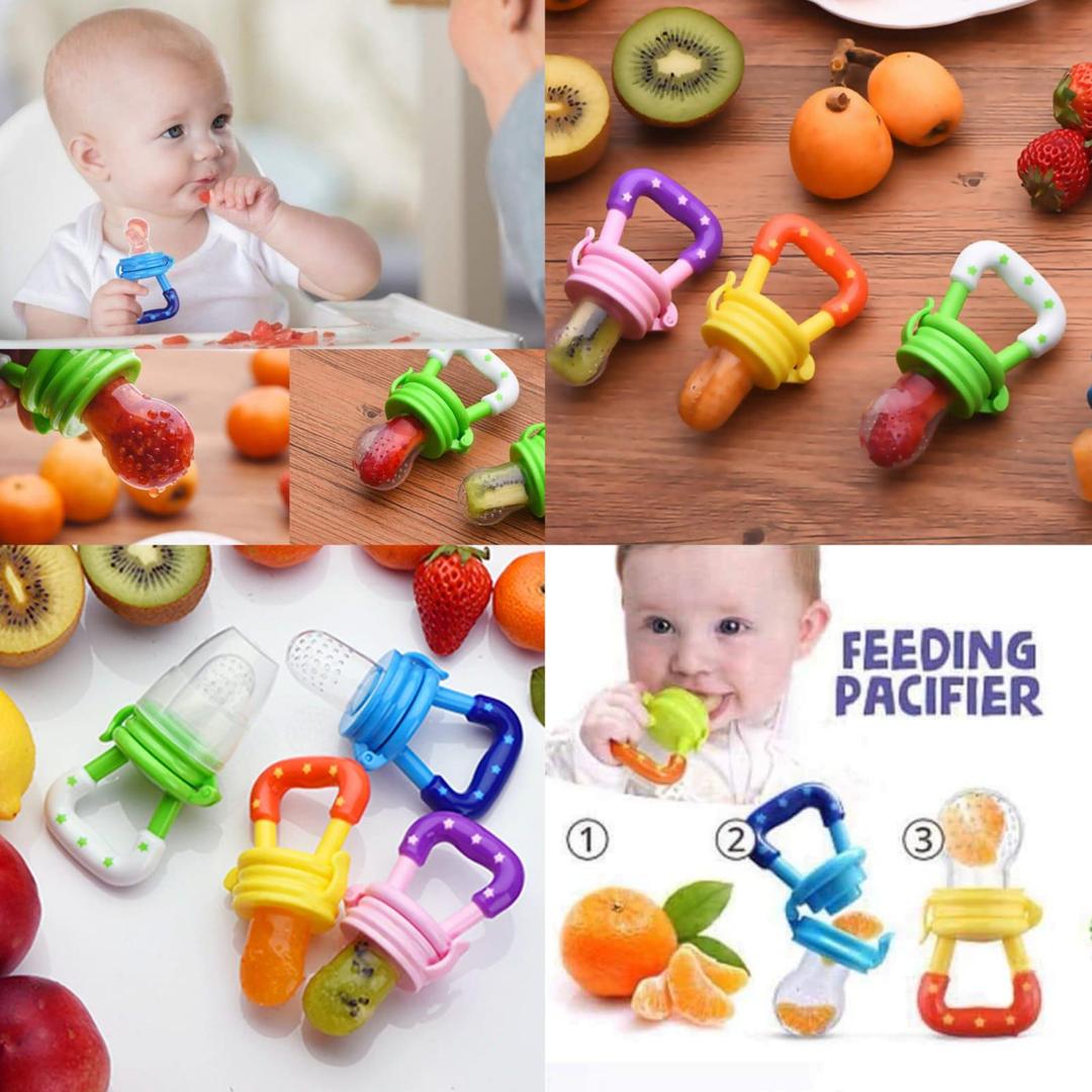Baby Fruit Feeding Pacifier Multicolor Soft Plastic