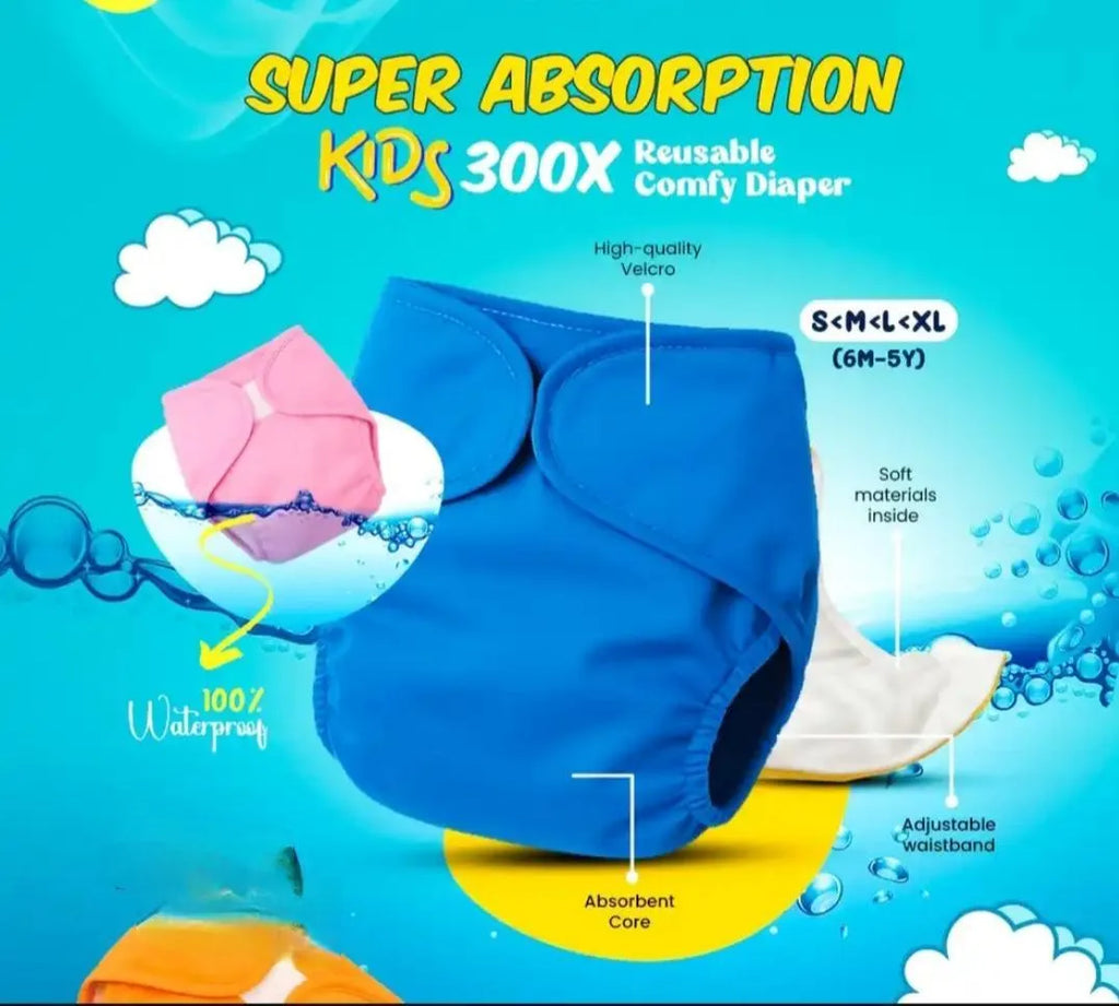 Baby Reusable Diapers Newborn Cotton Cloth Nappy Diaper Liners Kid Washable Nappy Baby Cloth Diaper