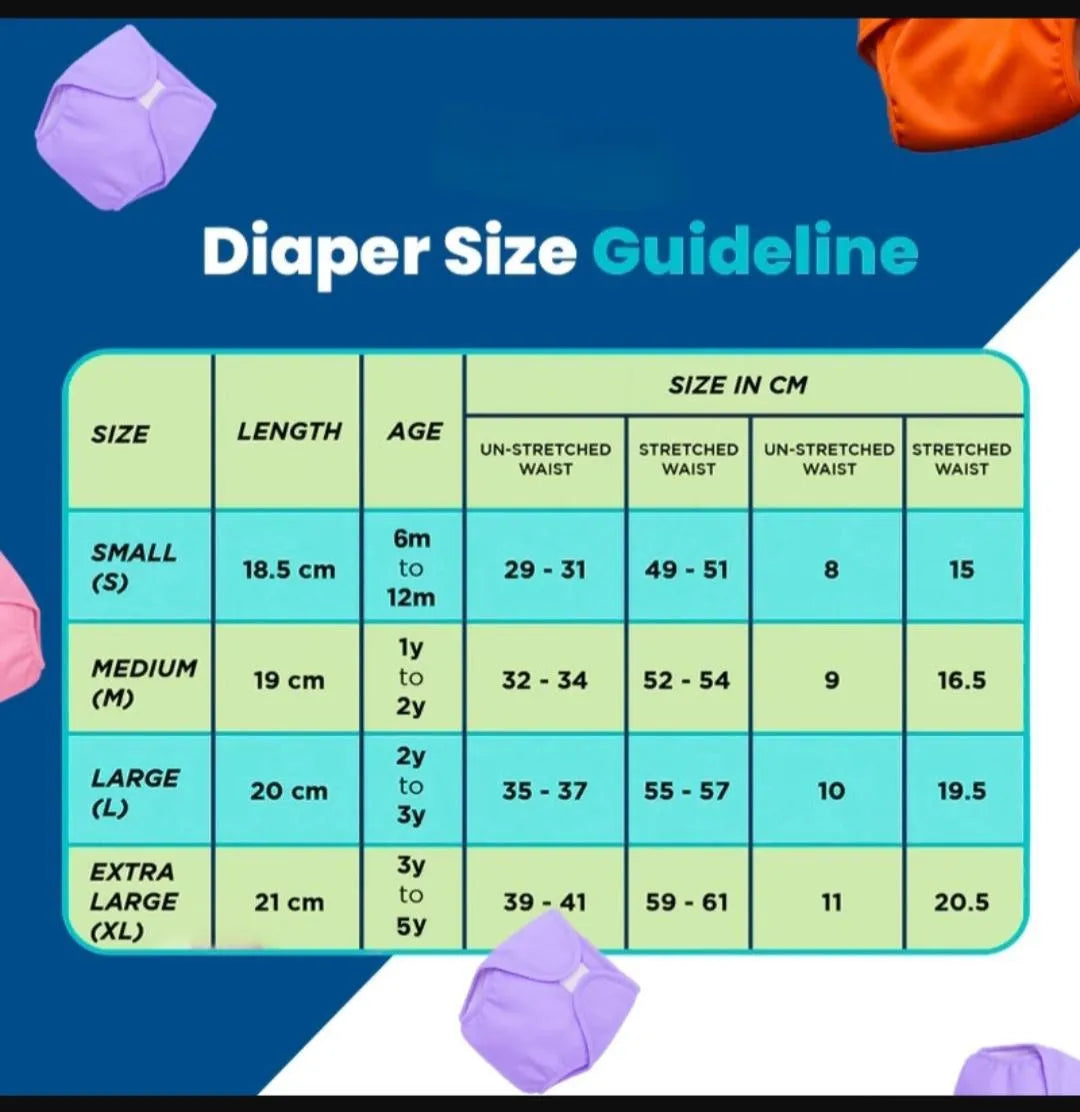 Baby Reusable Diapers Newborn Cotton Cloth Nappy Diaper Liners Kid Washable Nappy Baby Cloth Diaper