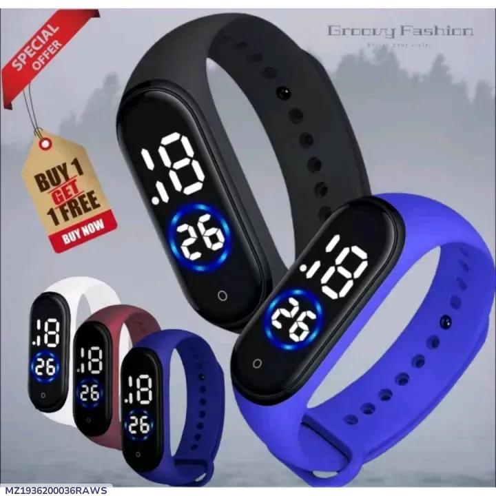 Kids Digital Watch Black Buy 1 Get 1 Free