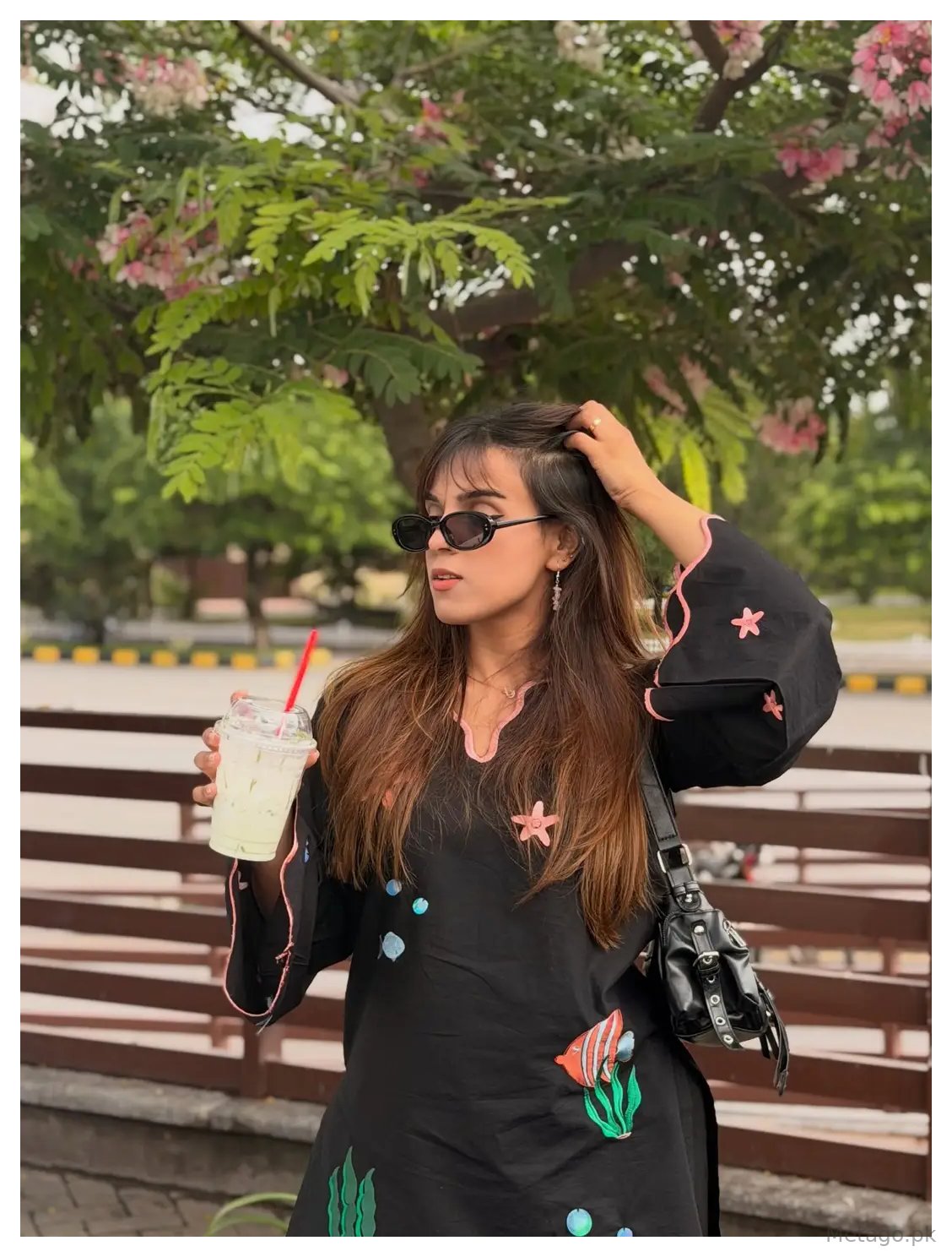 2 Pcs Women's Stitched Cotton Printed Shirt And Trouser