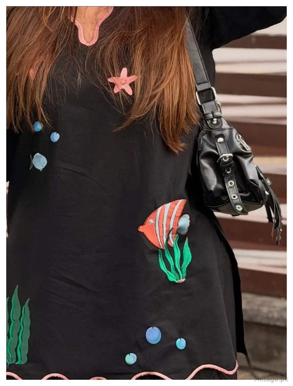 2 Pcs Women's Stitched Cotton Printed Shirt And Trouser