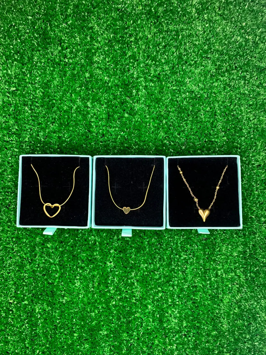 Multi Layered Gold Plated Artificial Stones Pendant