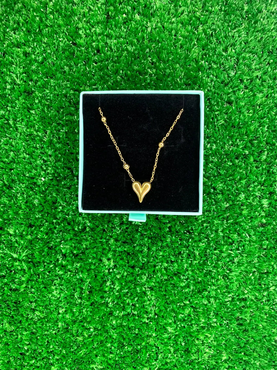 Multi Layered Gold Plated Artificial Stones Pendant
