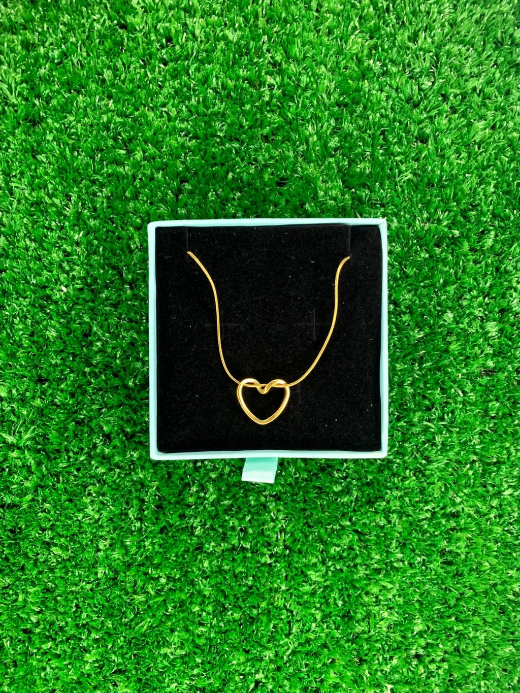 Multi Layered Gold Plated Artificial Stones Pendant