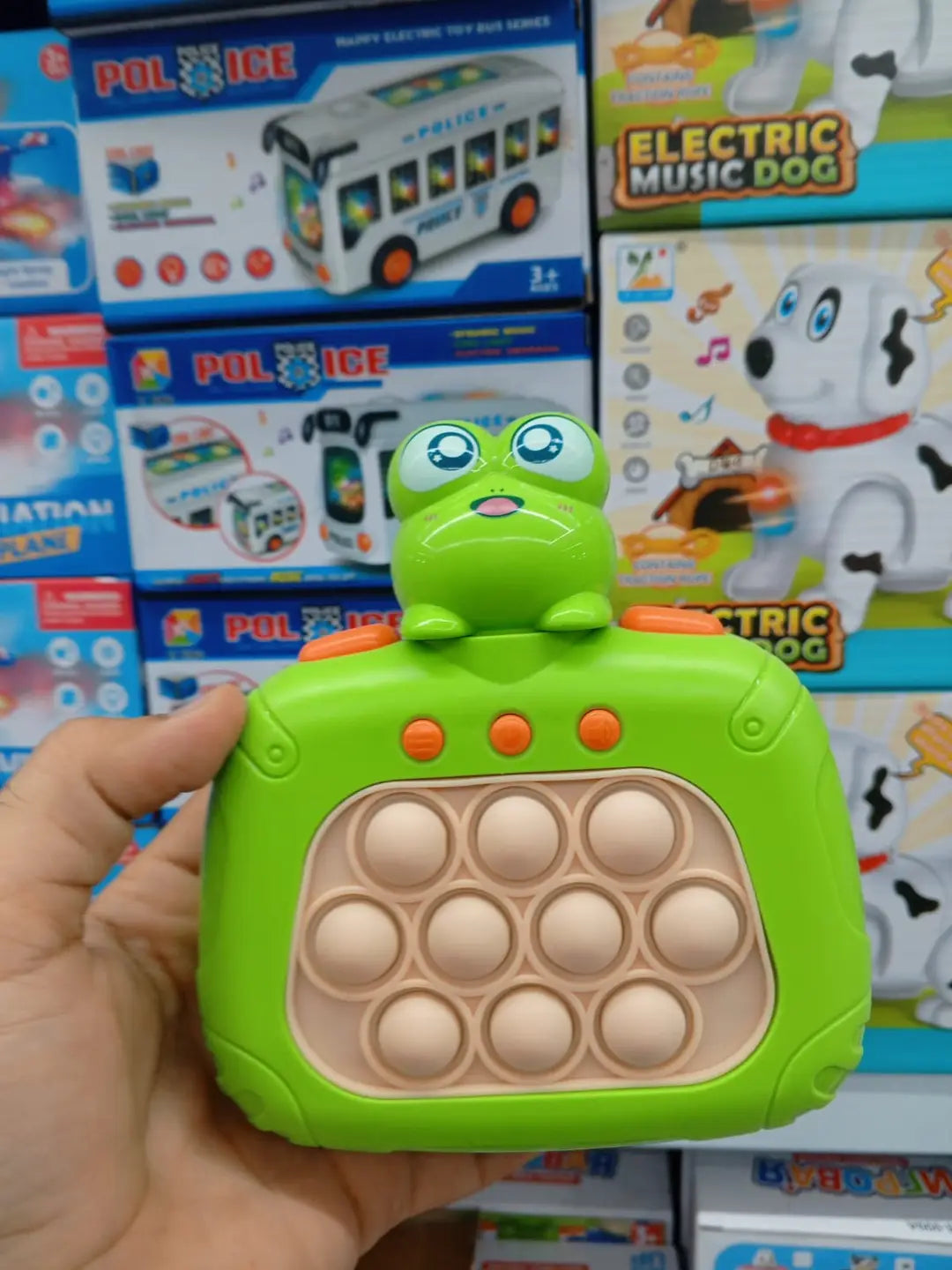 Girl's Plastic Push And Pop Toy