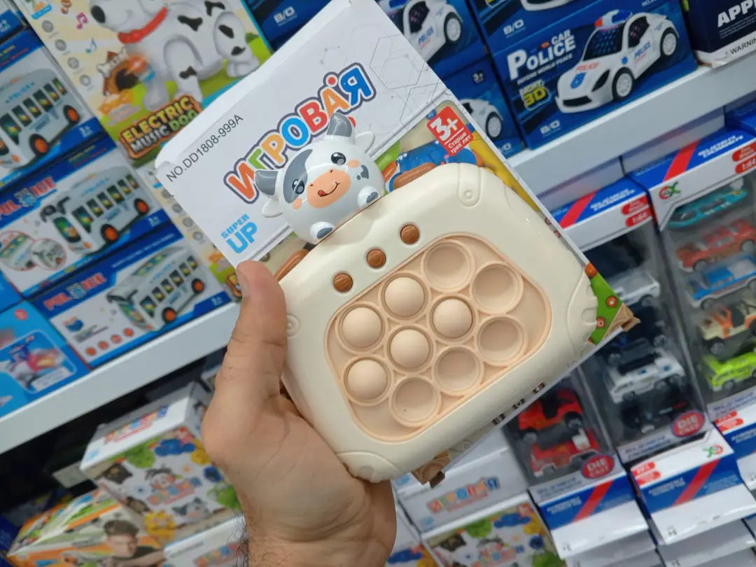 Girl's Plastic Push And Pop Toy