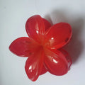 Flower Design Resin Plating Resin Hair Claw