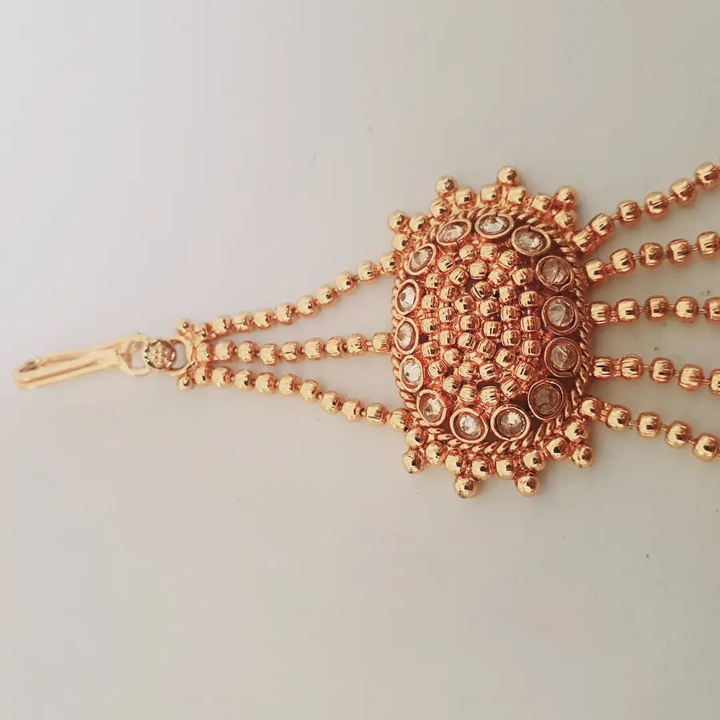 Noratan Design Gold Plated Kundan Jhumar
