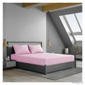 3 Pcs Crystal Cotton Plain Fitted Sheet