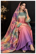3 Pcs Women's Unstitched Digital Print Suit