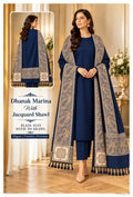 3 Pcs Women's Unstitched Plain Suit