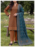 3 Pcs Women's Unstitched Printed Suit