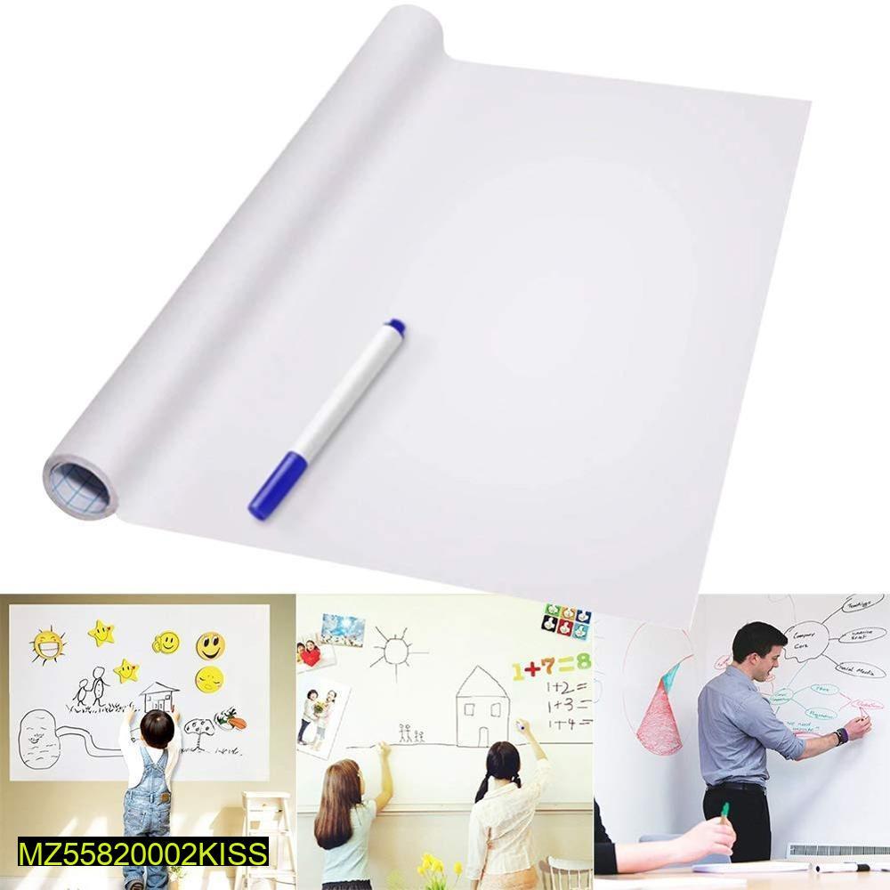 Large Whiteboard Sticker for Kids Rooms & Offices