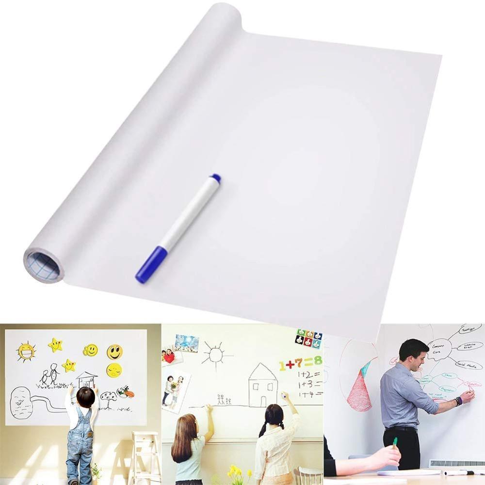 Large Whiteboard Sticker for Kids Rooms & Offices
