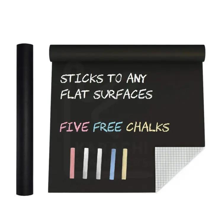 Black Chalkboard Sticker 24x60 Free 5 Chalks