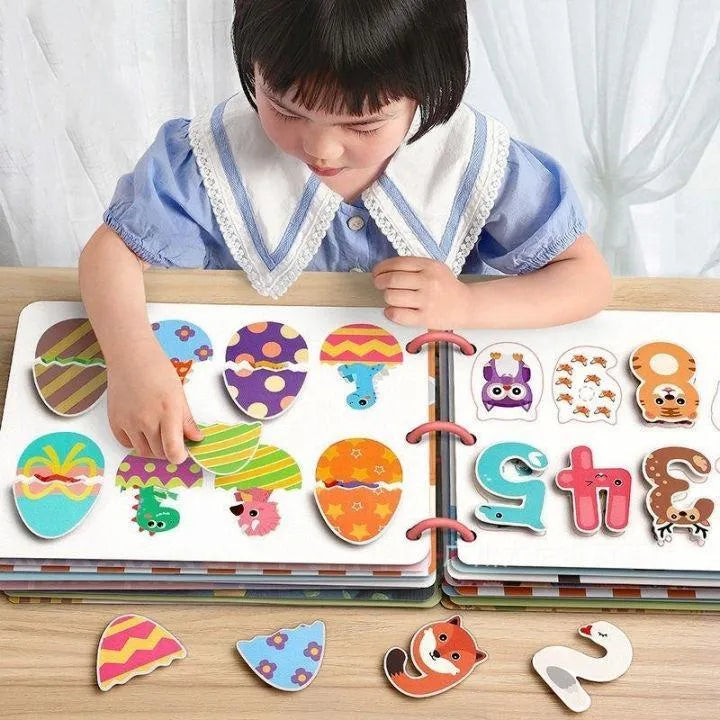 Montessori Quiet Busy Book for Toddlers A5 Multicolor