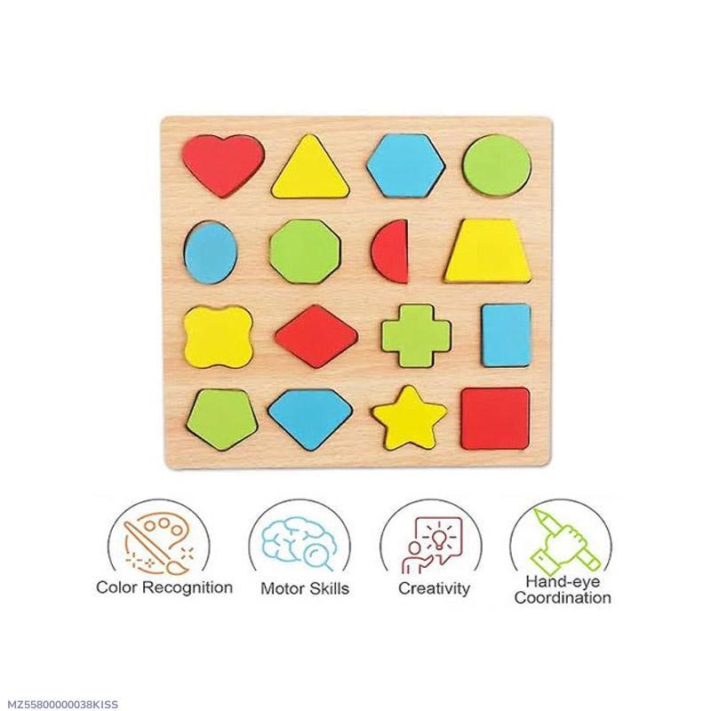 Wooden ABC Puzzle for Kids Learning & Motor Skills