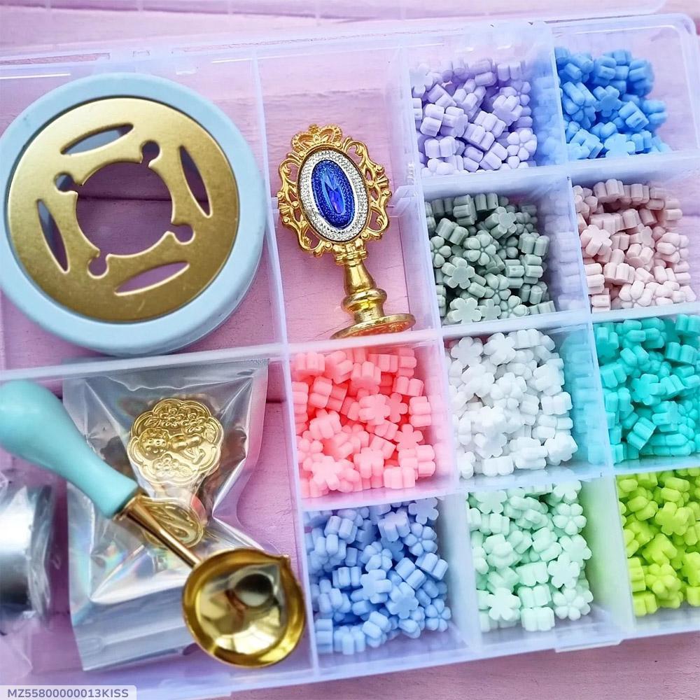 Multicolor Wax Seal Stamp Kit for Crafting & Scrapbooking