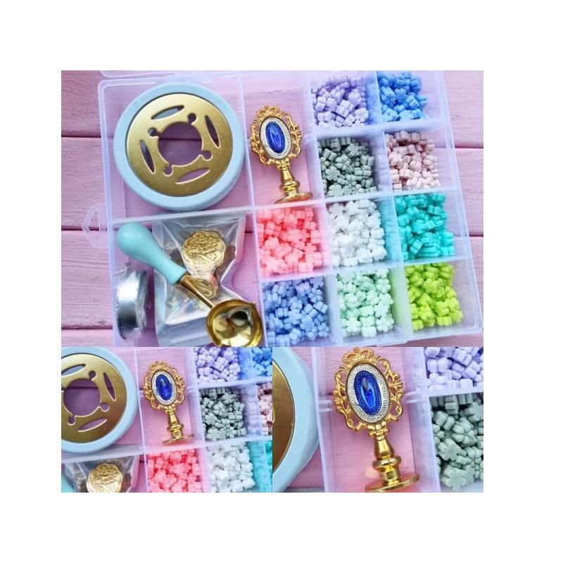 Multicolor Wax Seal Stamp Kit for Crafting & Scrapbooking