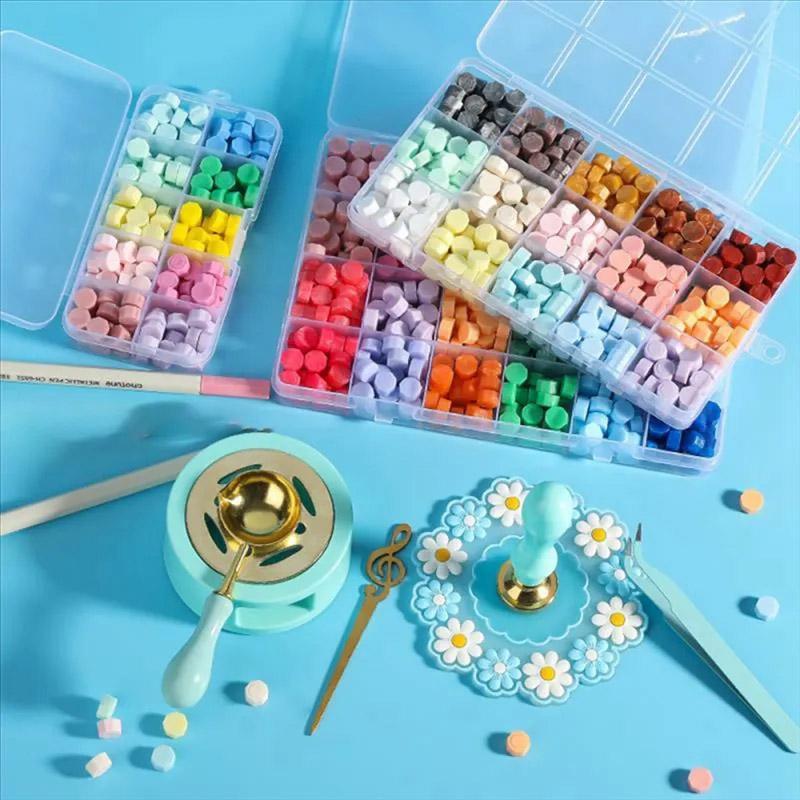 Multicolor Wax Seal Stamp Kit for Crafting & Scrapbooking