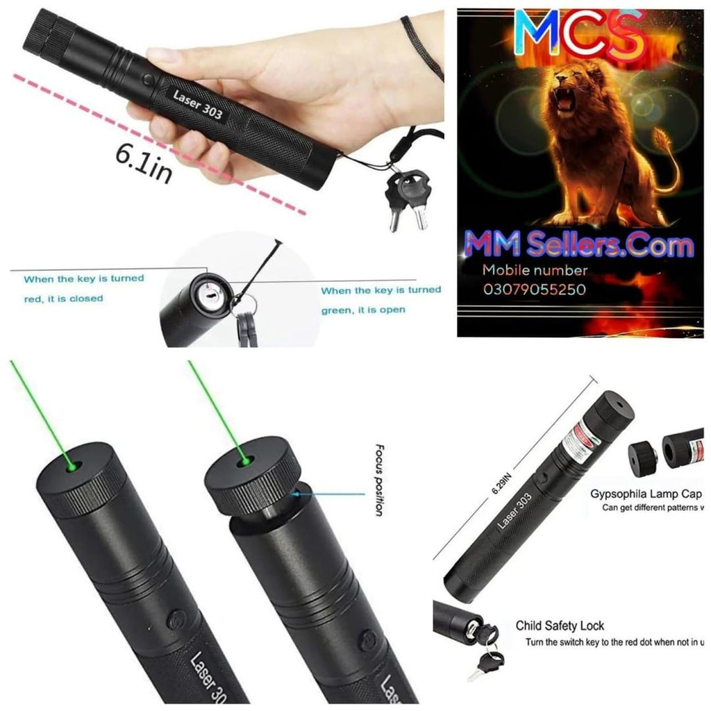 Rechargeable Green Laser Pointer for Office School Use