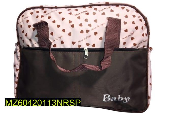 Baby Bag White Green Nylon Lightweight Daily Carry