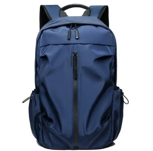 Blue Nylon Backpack for Students & Travelers