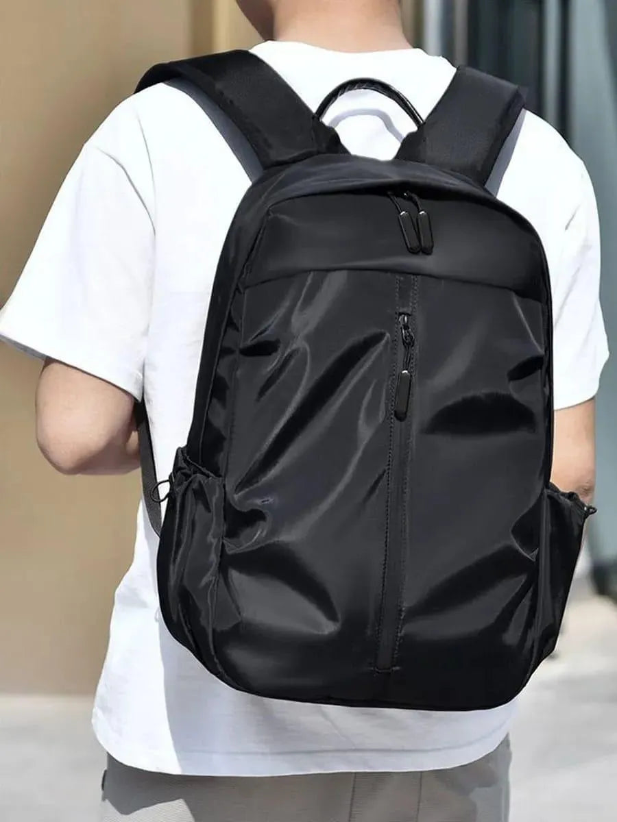 Blue Nylon Backpack for Students & Travelers