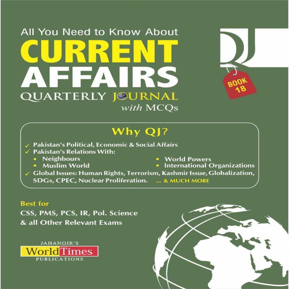 Pakistani Current Affairs Journal A5 Flexible Paper MCQs
