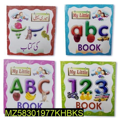 Premium 4-Balanced Early Learning Book Set for Kids 2-5