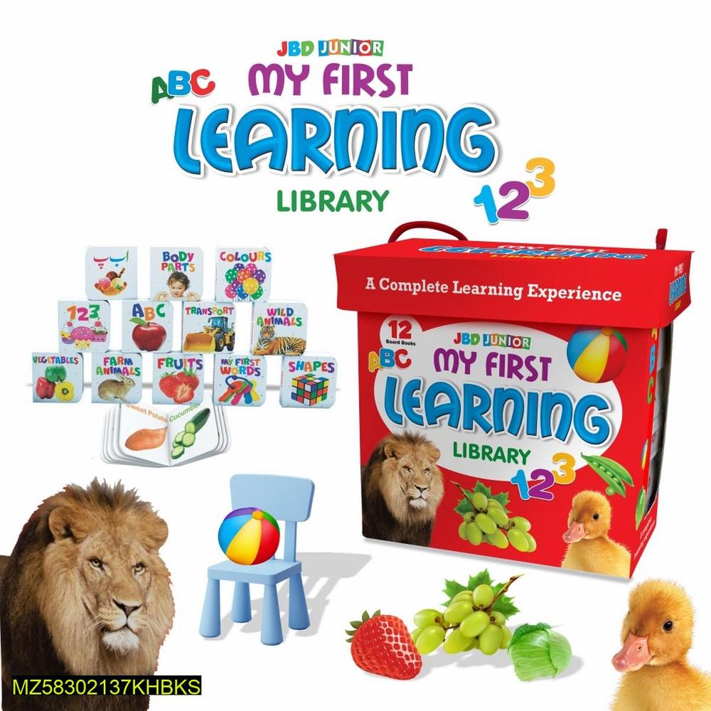 My First Learning 12 In 1 Box Set for Kids