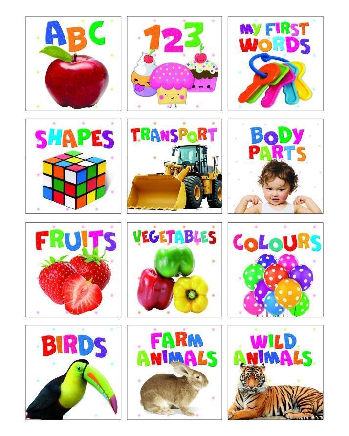 My First Learning 12 In 1 Box Set for Kids