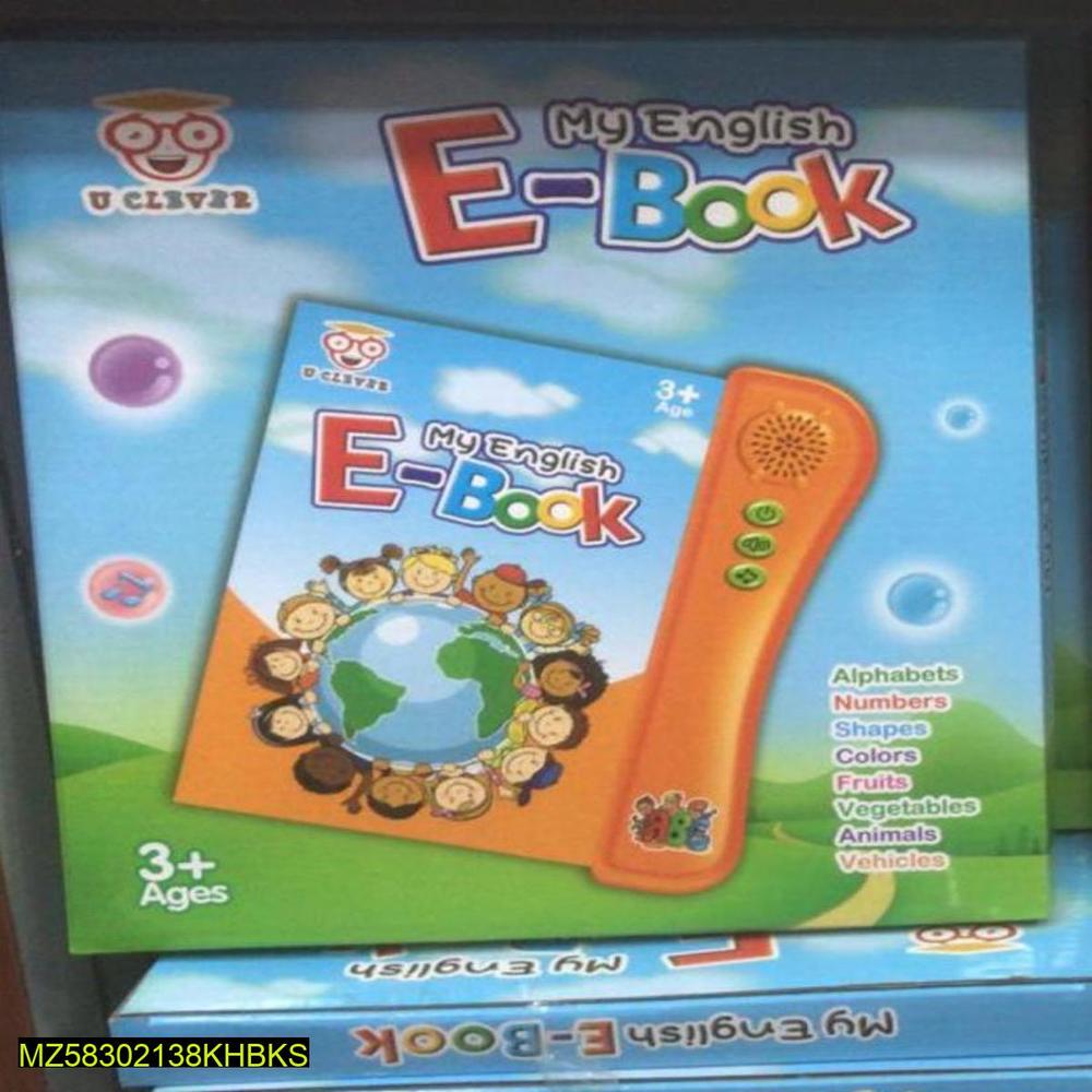 Kids English E-Book Orange 3+ with Speaker