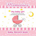 Pink Baby Record Book A5 Size Flexible Paper