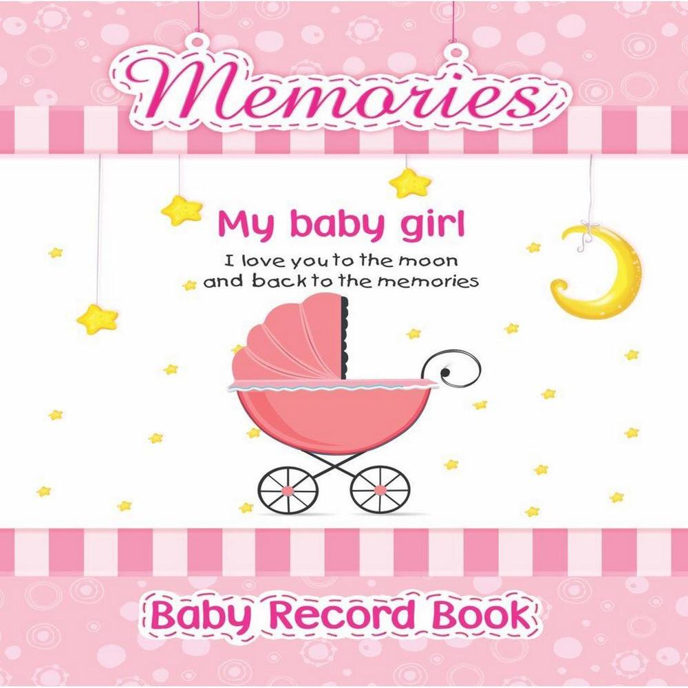 Pink Baby Record Book A5 Size Flexible Paper