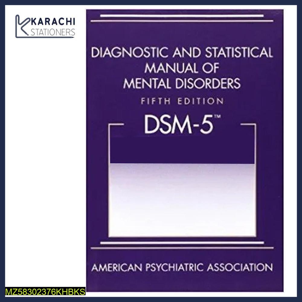 DSM-5 Mental Disorders Manual 5th Edition Pakistan