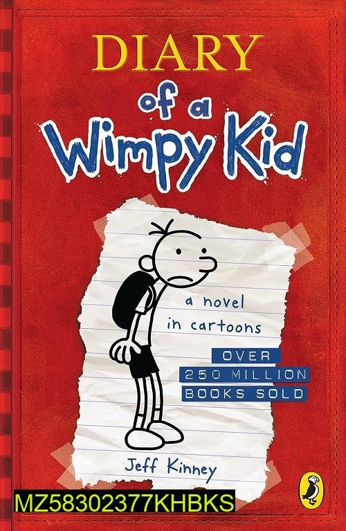 Diary of a Wimpy Kid Book 1 A5 Comic Novel Red Cover