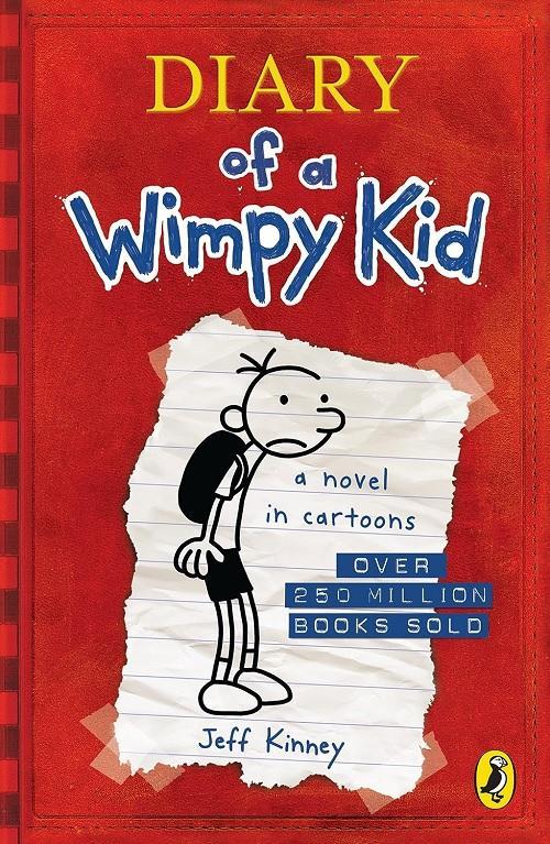 Diary of a Wimpy Kid Book 1 A5 Comic Novel Red Cover